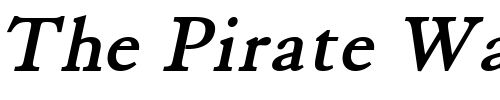 Font : Elephant-BoldItalic Custom Text : The Pirate Way Test your own text here Click to download or to view this font on a tshirt that can be custom printed in Bali