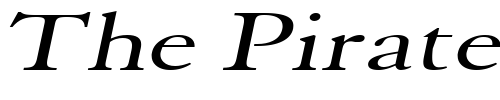 Font : Elephant-Extended-Italic Custom Text : The Pirate Way Test your own text here Click to download or to view this font on a tshirt that can be custom printed in Bali