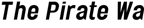 Font : Elephant-MediumOblique Custom Text : The Pirate Way Test your own text here Click to download or to view this font on a tshirt that can be custom printed in Bali