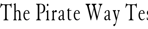 Font : Elephant-Thin-Normal Custom Text : The Pirate Way Test your own text here Click to download or to view this font on a tshirt that can be custom printed in Bali