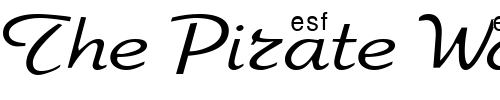 Font : Elfring-EliteLight Custom Text : The Pirate Way Test your own text here Click to download or to view this font on a tshirt that can be custom printed in Bali
