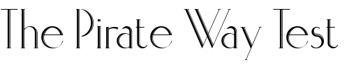 Font : ElisiaInline Custom Text : The Pirate Way Test your own text here Click to download or to view this font on a tshirt that can be custom printed in Bali