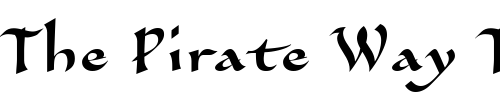Font : ElizanUT Custom Text : The Pirate Way Test your own text here Click to download or to view this font on a tshirt that can be custom printed in Bali