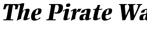 Font : Ellington-MT-Extra-Bold-Italic Custom Text : The Pirate Way Test your own text here Click to download or to view this font on a tshirt that can be custom printed in Bali