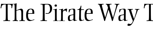 Font : Ellington-MT-Light Custom Text : The Pirate Way Test your own text here Click to download or to view this font on a tshirt that can be custom printed in Bali