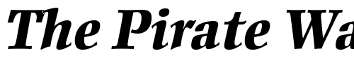 Font : EllingtonMT-ExtraBold-Italic Custom Text : The Pirate Way Test your own text here Click to download or to view this font on a tshirt that can be custom printed in Bali