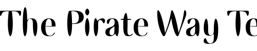 Font : Ellipse-ITC-Bold Custom Text : The Pirate Way Test your own text here Click to download or to view this font on a tshirt that can be custom printed in Bali