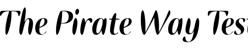Font : Ellipse-ITC-Bold-Italic Custom Text : The Pirate Way Test your own text here Click to download or to view this font on a tshirt that can be custom printed in Bali