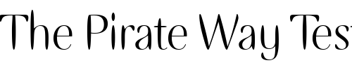 Font : Ellipse-ITC-TT Custom Text : The Pirate Way Test your own text here Click to download or to view this font on a tshirt that can be custom printed in Bali