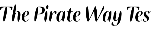 Font : Ellipse-ITC-TT-Bold-Italic Custom Text : The Pirate Way Test your own text here Click to download or to view this font on a tshirt that can be custom printed in Bali
