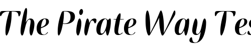 Font : EllipseITC-BoldItalic Custom Text : The Pirate Way Test your own text here Click to download or to view this font on a tshirt that can be custom printed in Bali