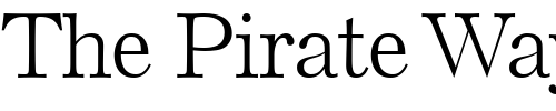 Font : ElseNPL-Light Custom Text : The Pirate Way Test your own text here Click to download or to view this font on a tshirt that can be custom printed in Bali
