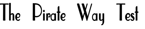 Font : ElyseeCondensed-Bold Custom Text : The Pirate Way Test your own text here Click to download or to view this font on a tshirt that can be custom printed in Bali