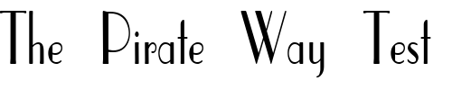 Font : ElyseeCondensed-Normal Custom Text : The Pirate Way Test your own text here Click to download or to view this font on a tshirt that can be custom printed in Bali