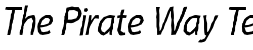 Font : Emory-Italic Custom Text : The Pirate Way Test your own text here Click to download or to view this font on a tshirt that can be custom printed in Bali
