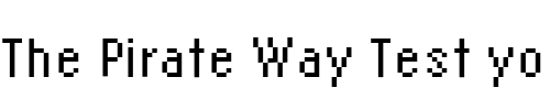 Font : EmperorEight Custom Text : The Pirate Way Test your own text here Click to download or to view this font on a tshirt that can be custom printed in Bali