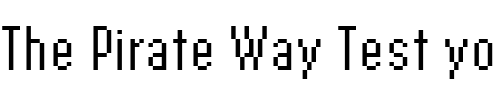 Font : EmperorTen Custom Text : The Pirate Way Test your own text here Click to download or to view this font on a tshirt that can be custom printed in Bali