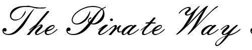Font : Empire-Script Custom Text : The Pirate Way Test your own text here Click to download or to view this font on a tshirt that can be custom printed in Bali