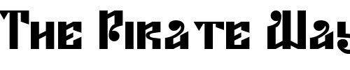Font : Empyra Custom Text : The Pirate Way Test your own text here Click to download or to view this font on a tshirt that can be custom printed in Bali