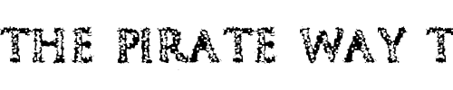 Font : End-of-Path Custom Text : The Pirate Way Test your own text here Click to download or to view this font on a tshirt that can be custom printed in Bali