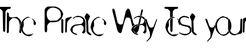Font : Enervate Custom Text : The Pirate Way Test your own text here Click to download or to view this font on a tshirt that can be custom printed in Bali