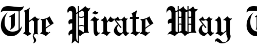 Font : EnglandOldDB-Normal Custom Text : The Pirate Way Test your own text here Click to download or to view this font on a tshirt that can be custom printed in Bali