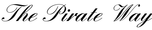 Font : Englische_Becker_Demi_Bold Custom Text : The Pirate Way Test your own text here Click to download or to view this font on a tshirt that can be custom printed in Bali