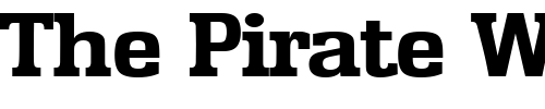 Font : Enschede-Serial-ExtraBold-Regular Custom Text : The Pirate Way Test your own text here Click to download or to view this font on a tshirt that can be custom printed in Bali