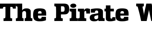 Font : Enschede-Serial-Heavy-Regular Custom Text : The Pirate Way Test your own text here Click to download or to view this font on a tshirt that can be custom printed in Bali