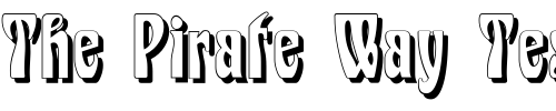 Font : Epoque-Shadow Custom Text : The Pirate Way Test your own text here Click to download or to view this font on a tshirt that can be custom printed in Bali