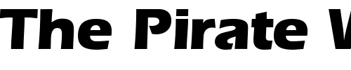 Font : ErgoExtrabold-Regular Custom Text : The Pirate Way Test your own text here Click to download or to view this font on a tshirt that can be custom printed in Bali
