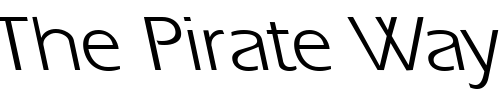 Font : ErgoeBS-Regular Custom Text : The Pirate Way Test your own text here Click to download or to view this font on a tshirt that can be custom printed in Bali