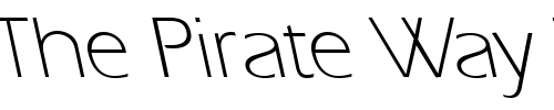 Font : ErgoeLightBS-Regular Custom Text : The Pirate Way Test your own text here Click to download or to view this font on a tshirt that can be custom printed in Bali