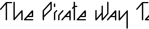 Font : Ergonome Custom Text : The Pirate Way Test your own text here Click to download or to view this font on a tshirt that can be custom printed in Bali