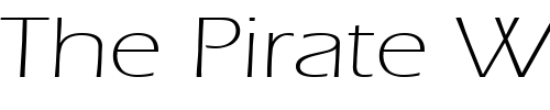 Font : Eric-Lite-Extended-Normal Custom Text : The Pirate Way Test your own text here Click to download or to view this font on a tshirt that can be custom printed in Bali