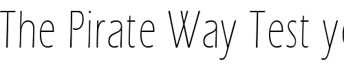 Font : Eric-Lite-Normal Custom Text : The Pirate Way Test your own text here Click to download or to view this font on a tshirt that can be custom printed in Bali