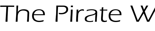 Font : Eric-Wide-Normal Custom Text : The Pirate Way Test your own text here Click to download or to view this font on a tshirt that can be custom printed in Bali