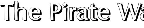 Font : EricBeckerShadow-Medium-Regular Custom Text : The Pirate Way Test your own text here Click to download or to view this font on a tshirt that can be custom printed in Bali