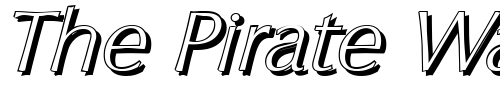 Font : EricBeckerShadow-Xlight-Italic Custom Text : The Pirate Way Test your own text here Click to download or to view this font on a tshirt that can be custom printed in Bali