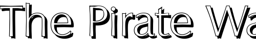 Font : EricBeckerShadow-Xlight-Regular Custom Text : The Pirate Way Test your own text here Click to download or to view this font on a tshirt that can be custom printed in Bali