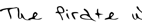 Font : EricsHand-Regular Custom Text : The Pirate Way Test your own text here Click to download or to view this font on a tshirt that can be custom printed in Bali