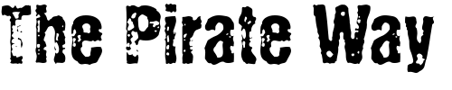Font : Eroxion-BT-Roman Custom Text : The Pirate Way Test your own text here Click to download or to view this font on a tshirt that can be custom printed in Bali