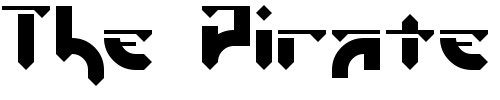 Font : Esdeki Custom Text : The Pirate Way Test your own text here Click to download or to view this font on a tshirt that can be custom printed in Bali