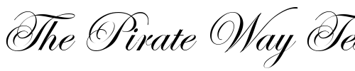 Font : Esenin-script-One Custom Text : The Pirate Way Test your own text here Click to download or to view this font on a tshirt that can be custom printed in Bali