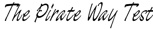 Font : EstherBecker Custom Text : The Pirate Way Test your own text here Click to download or to view this font on a tshirt that can be custom printed in Bali