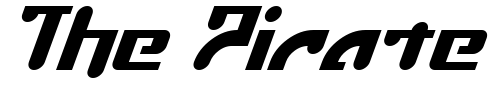 Font : EstukiItalic Custom Text : The Pirate Way Test your own text here Click to download or to view this font on a tshirt that can be custom printed in Bali