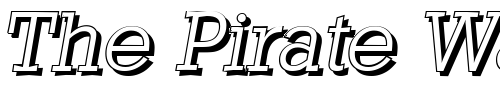 Font : EugeneBeckerShadow-Light-Italic Custom Text : The Pirate Way Test your own text here Click to download or to view this font on a tshirt that can be custom printed in Bali