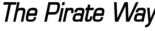 Font : Eurasia-Bold-Italic Custom Text : The Pirate Way Test your own text here Click to download or to view this font on a tshirt that can be custom printed in Bali