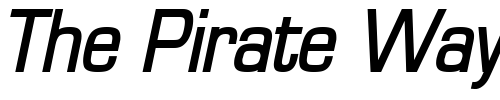 Font : Eurasia-BoldItalic Custom Text : The Pirate Way Test your own text here Click to download or to view this font on a tshirt that can be custom printed in Bali