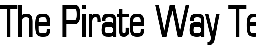 Font : Eurasia-Condensed-Bold Custom Text : The Pirate Way Test your own text here Click to download or to view this font on a tshirt that can be custom printed in Bali